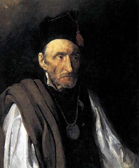 Theodore   Gericault Man with Delusions of Military Command